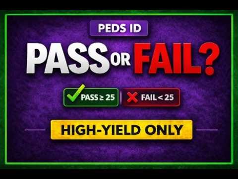 30 Pediatric EOR Infectious Disease Questions You're Getting Wrong | Can You Score 25/30?
