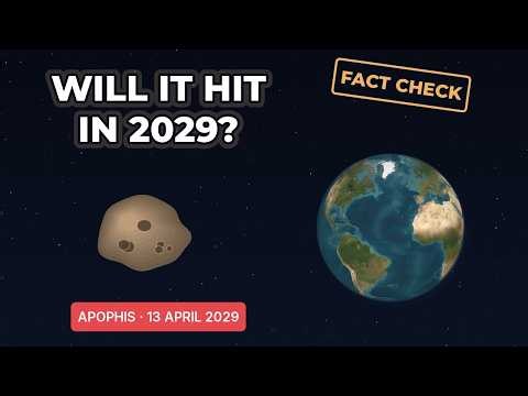 Will Asteroid Apophis Hit Earth in 2029? 6 Claims Fact-Checked with NASA Data #Apophis