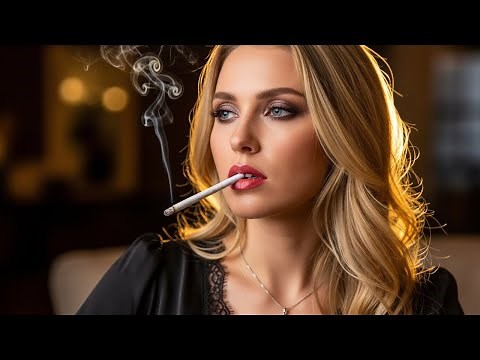 💨 Timeless Glamour | Elegant Women Smoking in Style