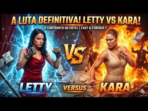 Letty vs. Kara: Michelle Rodriguez vs. Ronda Rousey Fight | Fast & Furious 7 [4K]