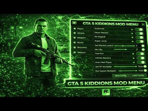 [NEW] GTA 5 Mod Menu PC 2026 / Free Kiddions Cheat, Money Hack & Online Mods