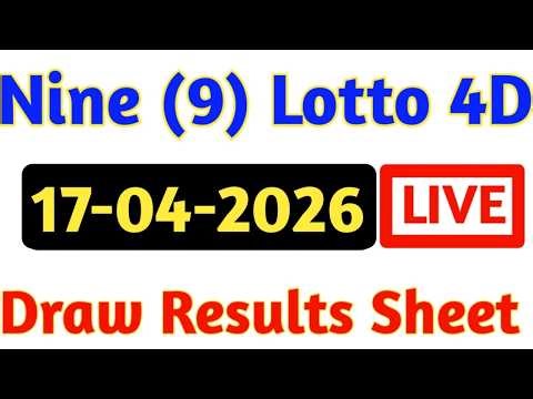 17/04/2026 Nine Lotto Results | 4d Result Today | 9 Lotto 4d Results | Today 4d Result Live