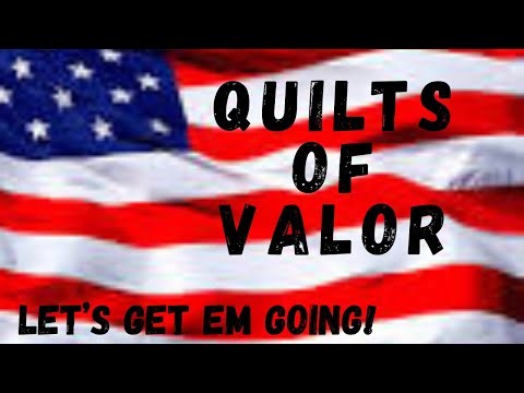 Let’s do some quilt of Valor sewing. Free Block patterns & Let’s fulfill a new pass it forward ask.