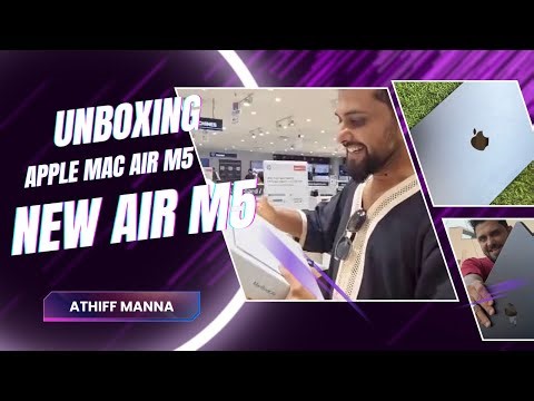 Unboxing Brand new Apple MacBook Air M5