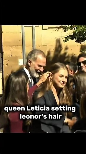 Princess leonor and queen Leticia#leonor#shorts#infantasofia#viral