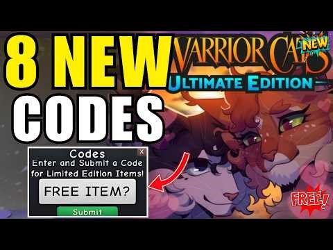 💥APRIL CODES💥ROBLOX WARRIOR CATS CODES 2026 - WARRIOR CATS ULTIMATE EDITION CODES - WCUE CODE