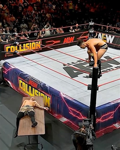 sammy guevara's WILD dive 😲