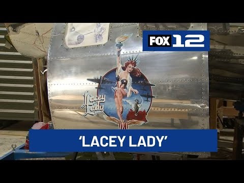 Historic WWII aircraft 'Lacey Lady' being restored for flight after 80 years