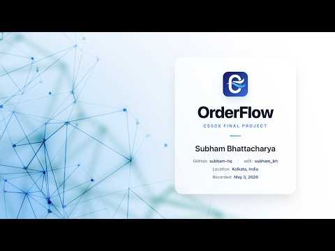 OrderFlow: B2B Order Management System | CS50 Final Project