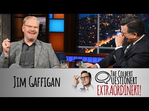 Jim Gaffigan Takes The Colbert Questionert