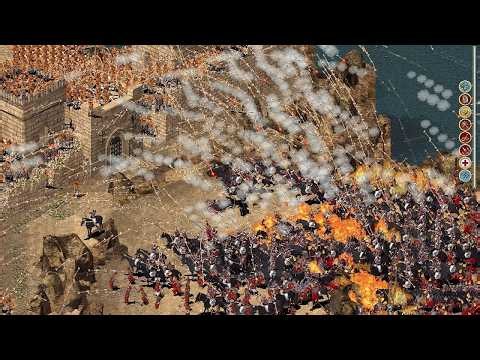 🔥 Stronghold Crusader HD LIVE | MASSIVE CASTLE WAR! 🏰 Insane Army Battle
