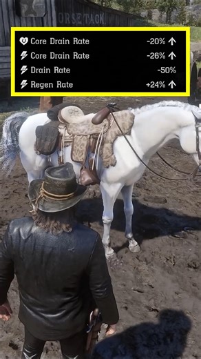 RDR2 - Most Powerful Saddle Guide 😳 #rdr2
