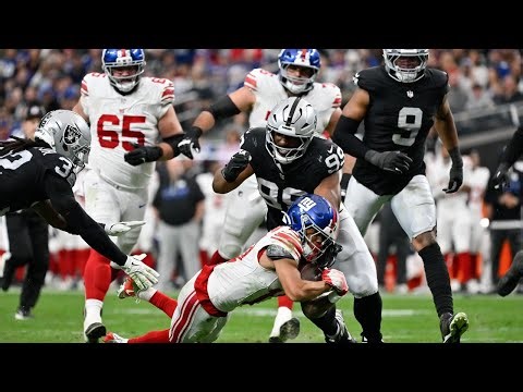 Raiders in position for top draft pick after 34-10 loss to Giants