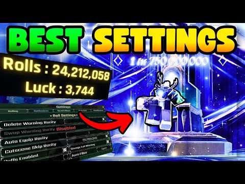 BEST UPDATED Settings & Luck Guide for Sol's RNG