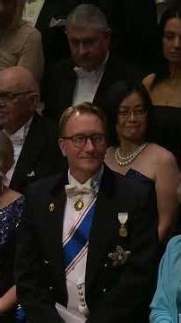 Historic Moment at the 2025 Nobel Prize Ceremony | Physics Laureates Honored
