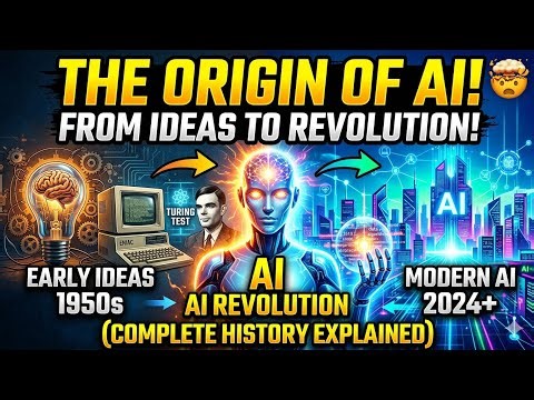 The Origin of Artificial Intelligence: From Early Ideas to Modern AI Revolution