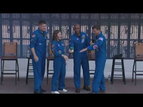 Artemis II moon-mission astronauts speak at live event at Red Rocks Amphitheatre