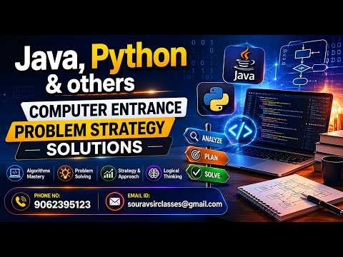Java, Python & Computer Entrance Problem Strategy | Coding Logic & Programming Skills #Java #Python