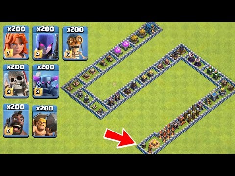 New Trap vs Troops Formation 😱 | Clash of Clans New Update