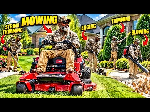 I'm A One Man Lawn Mowing Crew