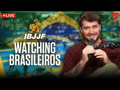 🔴 LIVE: Watching Colored Belt Action At IBJJF Brasileiros