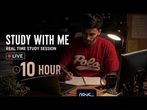 Focused Study With Me LIVE | Let's Achieve Our Goals Together❤️📚