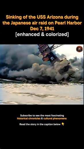 The final minutes of USS Arizona!