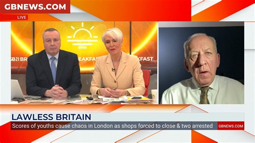 ‘It’s tyranny, it’s mob rule, it’s anarchy!’ Former Met Police Detective Peter Bleksley gives a dire warning as scores of youths cause chaos in Clapham, South London, adding ‘we don’t have sufficient deterrence for this type of behaviour!’