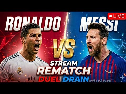 MESSI VS RONALDO: THE CRAZY REMATCH LIVE STREAM! 💥 WHO WINS THE DECIDING BATTLE? | DUEL DRAIN