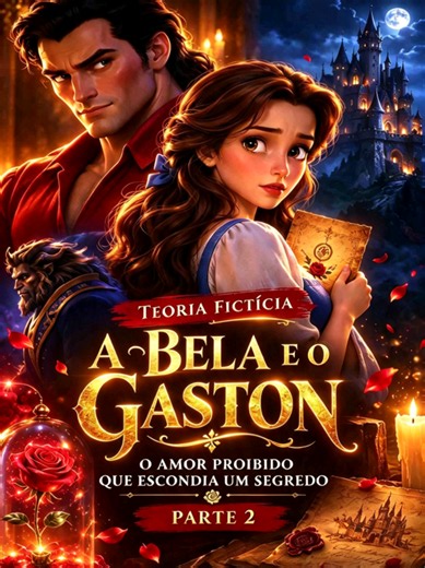 Bela e Gaston Teoria part 2 #abelaeafera #aesthetic #disney #ultra10kvis #foryoupage