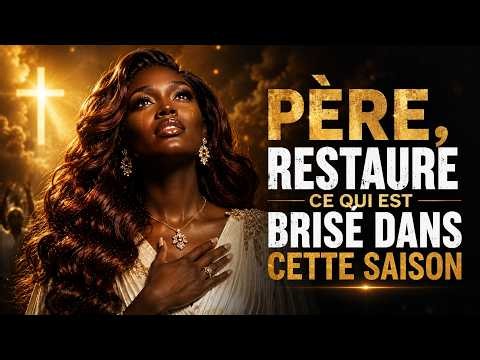 Quand Tu Es Brisé(e)... IL TE RESTAURE 🔥Prière & Adoration Puissante
