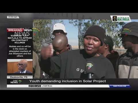 Youth demanding inclusion in solar project