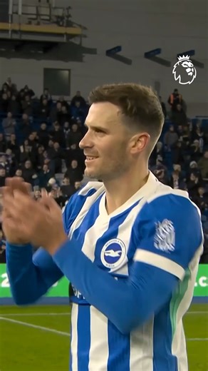 A welcome return for Pascal Gross at Brighton 👋 The German scored the Seagulls' first ever Premier League goal in 2017 - and he recently rejoined from Borussia Dortmund | Premier League