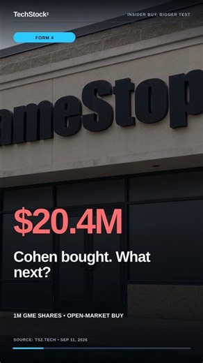 Ryan Cohen Buys $20.4M in GameStop Shares ($GME): Bullish Signal or Symbolic Move?