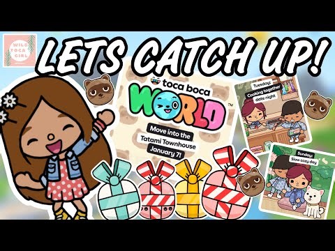 NEW TOWNHOUSE! 🏠 🎏🍱 LETS CATCH UP! 💝 TOCA BOCA WORLD 🌍 