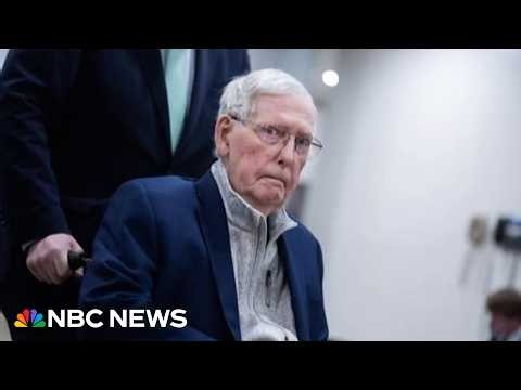 Questions over McConnell's health continue three weeks after medical emergency