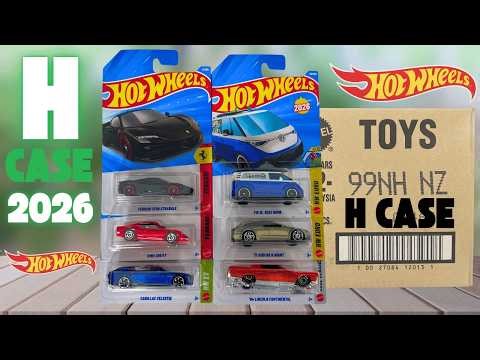 Hot Wheels 2026 H Case UNBOXING 🔥 Best Case So Far