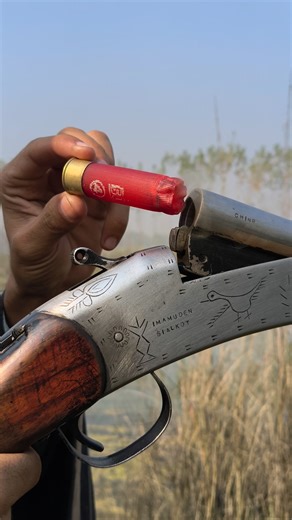 12 Gauge Shell Smoking After Fire