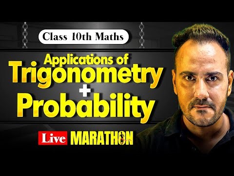 Class 10th Application of triginometry & Probability One Shot | Concept,Ques Revision by Ushank Sir