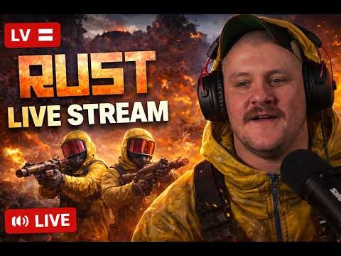 Rust Vert Live 🔴 Noob on PvP Survival to Dominating the Server | Base Building, PvP & Raids