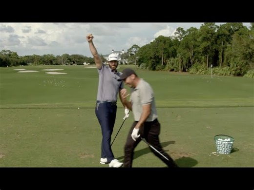 Dustin Johnson & Jason Day SHORTEST DRIVE | TaylorMade Golf [8a6f6f]