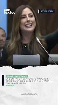 Jaramillo afirma que la detención de Maduro en EE.UU. debe ser analizada por la Asamblea