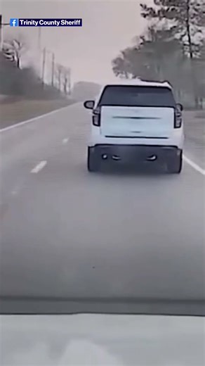 Dashcam captures moment driver crashes into huge truck