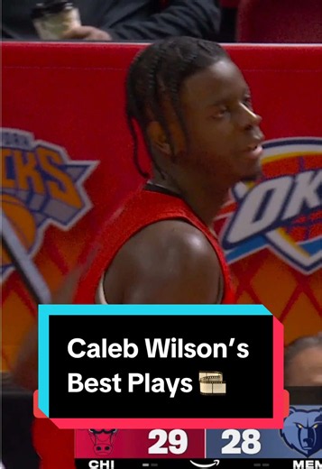 The Windy City 📍 has a front row seat for Caleb’s first year in the Association 📺 🍿 #NBA #Basketball #CalebWilson #Bulls #ChicagoBulls