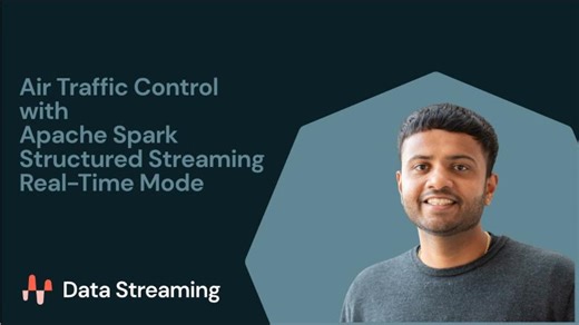 Air Traffic Control with Apache Spark Structured Streaming Real-Time Mode | Frank Munz ☁️ 🧱
