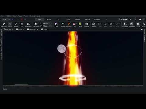 “Pillar of Fire VFX 🔥 Roblox Studio Showcase | Pilar de Fuego”