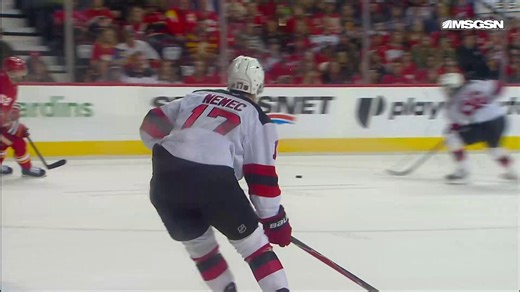 Put a pitchfork in this one!! Simon Nemec on the doorstep with the soft touch to win it for New Jersey Devils in overtime! | MSG Networks