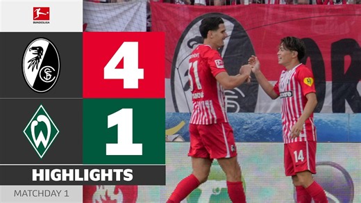 Dominant Win! | SC FREIBURG - WERDER BREMEN | Highlights Matchday 1 Bundesliga 26/27
