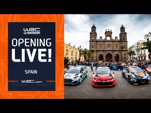 🔴 Opening Ceremony LIVE | WRC Rally Islas Canarias - Rally of Spain 2026
