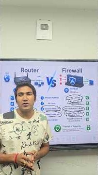 What is the Difference Between Router and Firewall? | Networking & Security Explained 🔥
